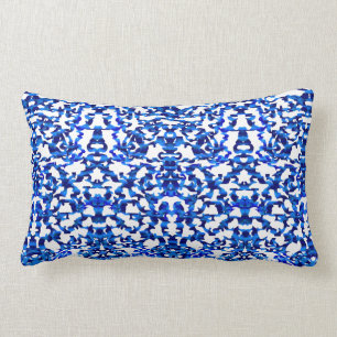 Openwork pattern in the style chinoiserie lumbar cushion