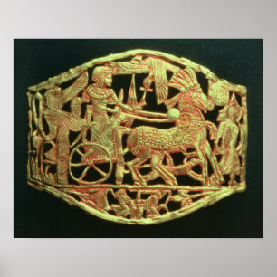 Openwork plaque or buckle poster