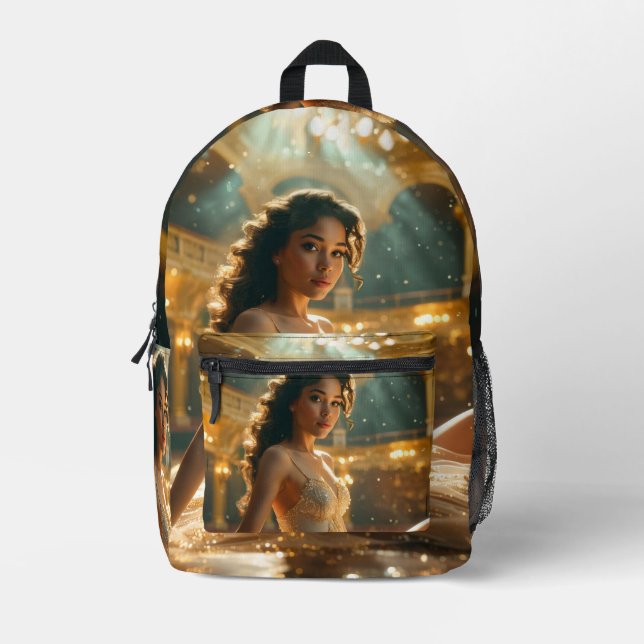 OPERA - BALLERINA - BALLET PRINTED BACKPACK (Front)