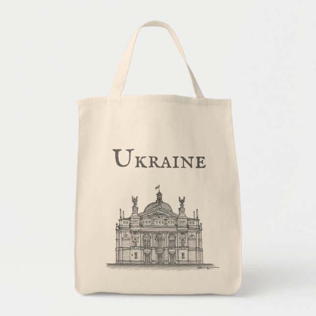 Opera + Ballet Theatre, Lviv, Ukraine Tote Bag (Front)