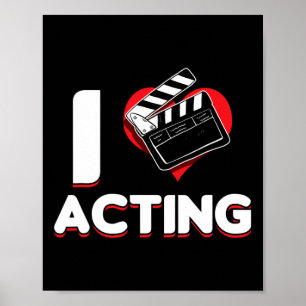 Opera Broadway Stage Actor Theatre Actress I Love  Poster