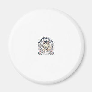 Opera Classical Music Cat Cute Cat T-Shirt Design  Magnet