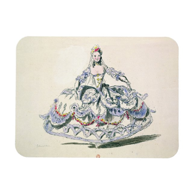 Opera Costume, from the Menus Plaisirs Collection, Magnet (Horizontal)