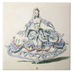Opera Costume, from the Menus Plaisirs Collection, Tile