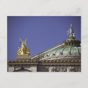 Opera de Paris Garnier in Paris, France Postcard