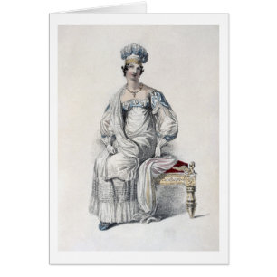 Opera dress, fashion plate from Ackermann's Reposi