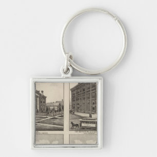 Opera House and Residences in Kansas Key Ring