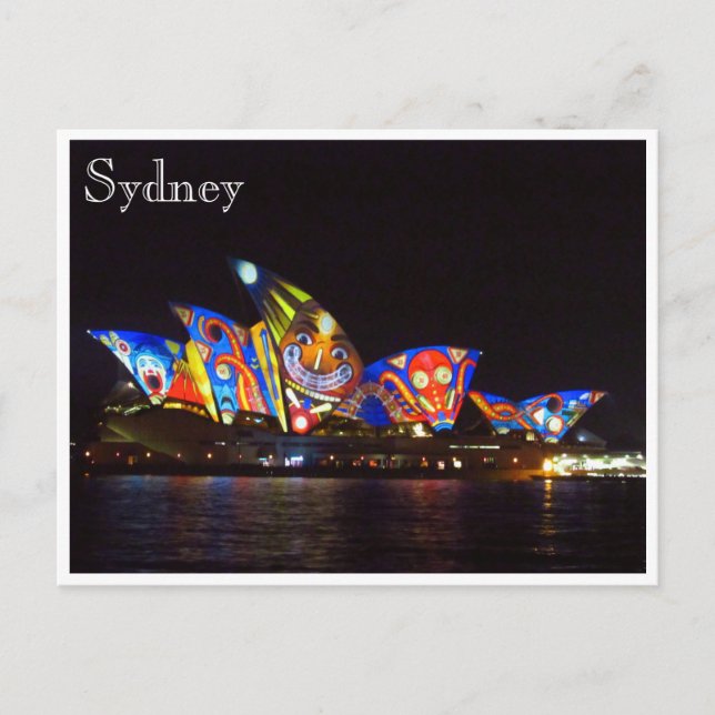 opera house fun vivid postcard (Front)