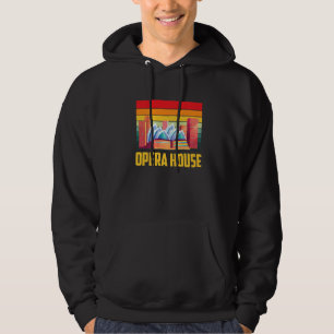Opera House Sydney Skyline Retro New South Wales A Hoodie