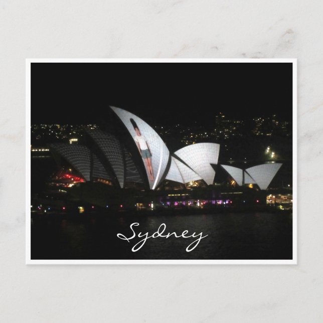 opera house vivid sail postcard (Front)