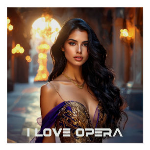 OPERA - I LOVE OPERA POSTER