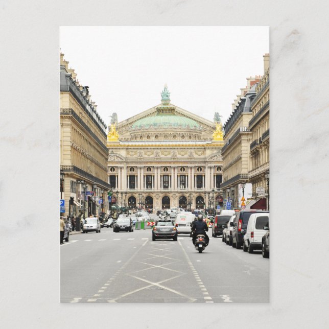 Opera in Paris, France Postcard (Front)
