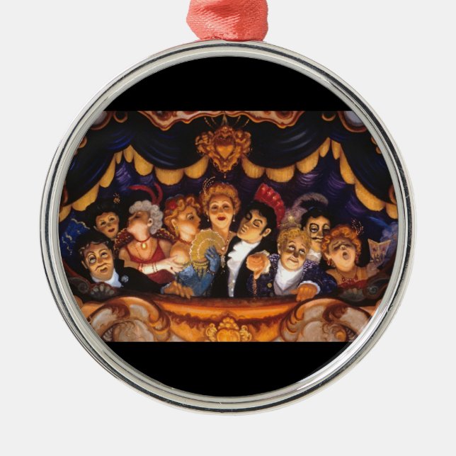 Opera La Mour Metal Ornament (Front)