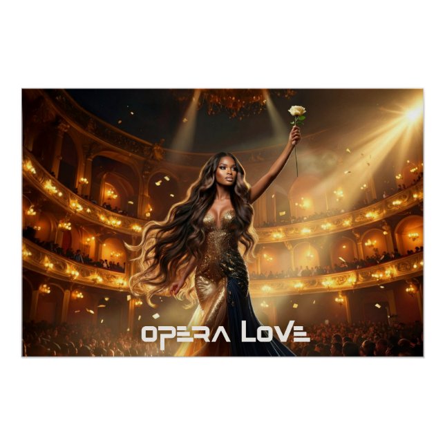 OPERA LOVE - DIVA POSTER (Front)