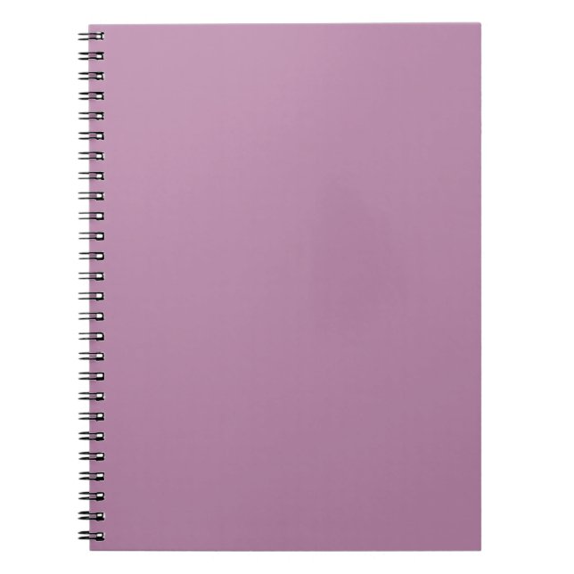 Opera Mauve Classy Colour Design Notebook (Front)