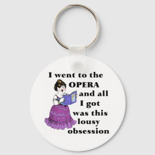 Opera Obsession Key Ring