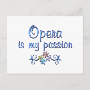 Opera Passion Postcard