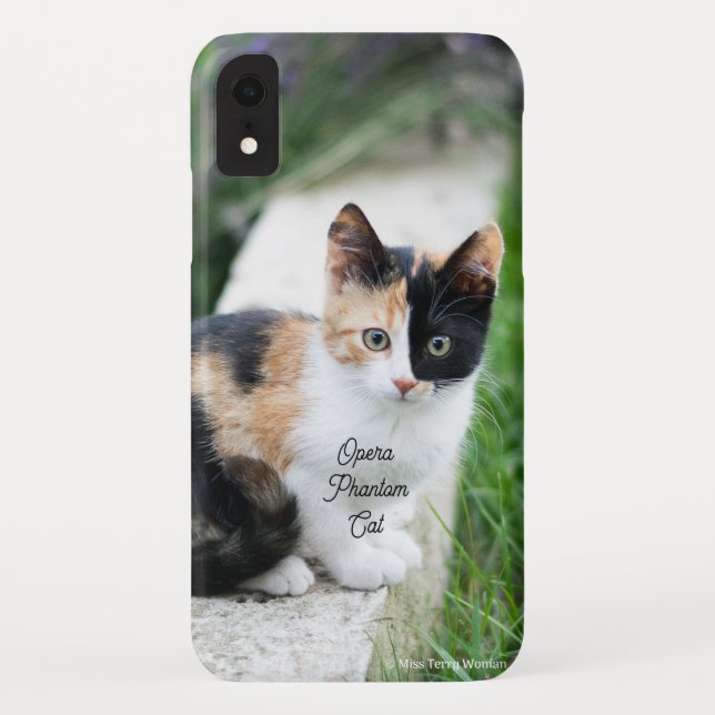 Opera Phantom Cat Case-Mate iPhone Case (Back)