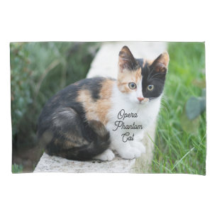 Opera Phantom Cat Pillowcase