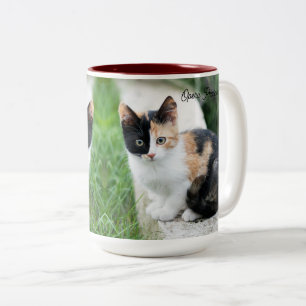 Opera Phantom Cat Two-Tone Coffee Mug