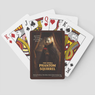 Opera Phantom Squirrel Parody Playing Cards