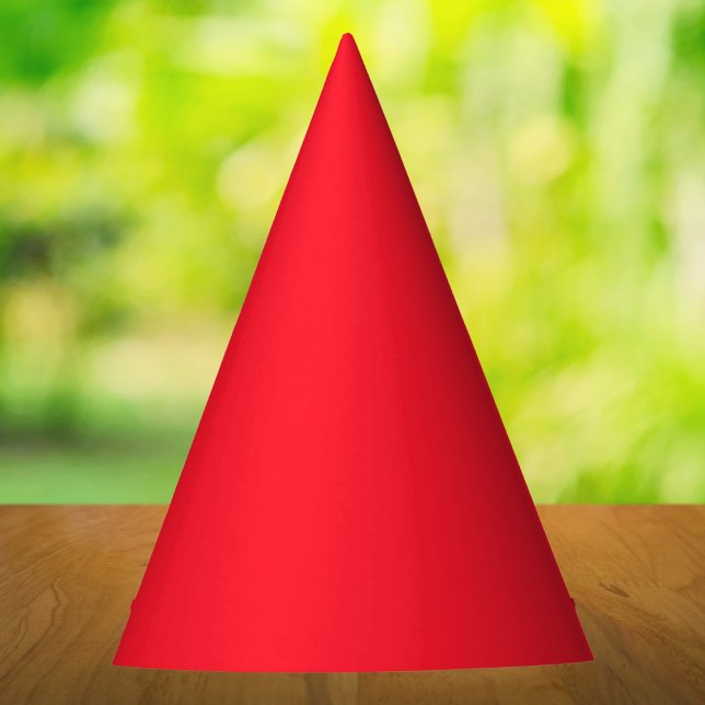 Opera Red Solid Colour Party Hat (Creator Uploaded)