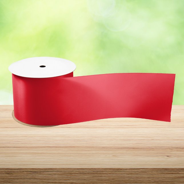 Opera Red Solid Colour Satin Ribbon (Creator Uploaded)