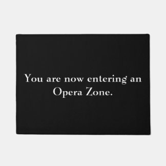 "Opera Zone" doormat