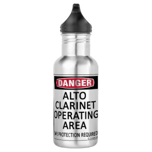 Operating Area Alto Clarinet 532 Ml Water Bottle