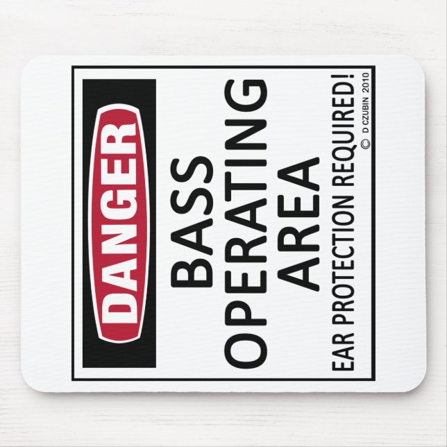 Operating Area Bass Mouse Pad (Front)