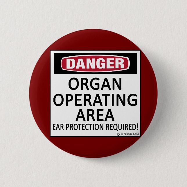 Operating Area Organ 6 Cm Round Badge (Front)
