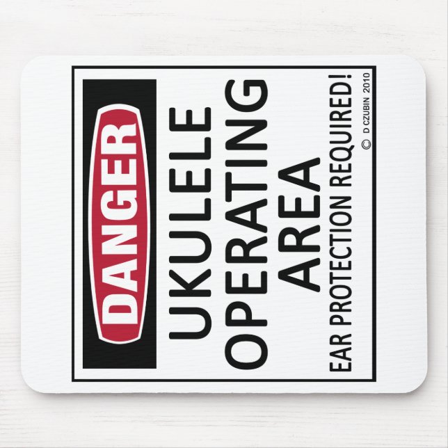 Operating Area Ukulele Mouse Pad (Front)