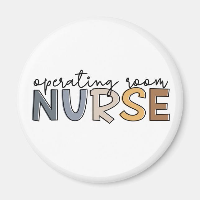 Operating Room Nurse OR Nurse Appreciation Magnet (Front)