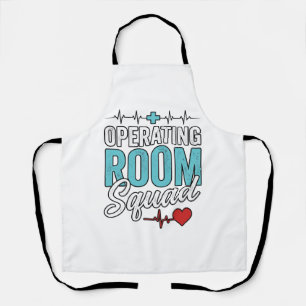 Operating Room Squad Surgical Nurse Shirt Design_1 Apron