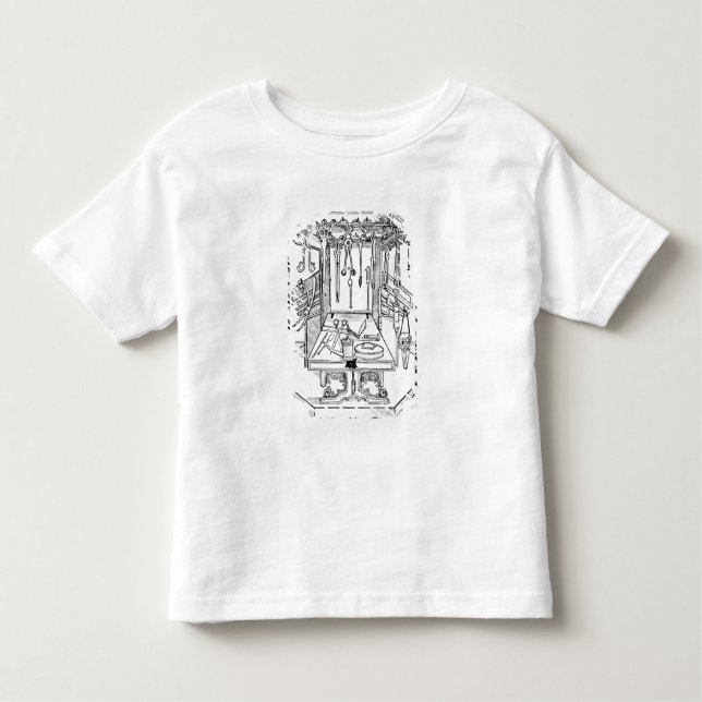 Operating table and surgical instruments, from 'Da Toddler T-Shirt (Front)