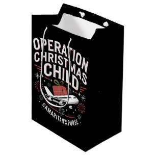 Operation Christmas Child Funny Family Matching  Medium Gift Bag