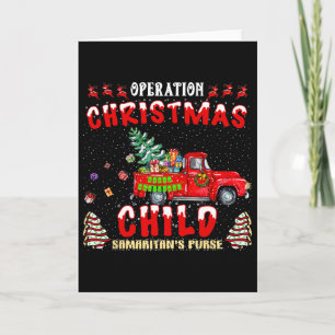 Operation Christmas Child Funny Family Matching Xm Card