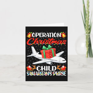 Operation Christmas Child Funny Family Matching Xm Card