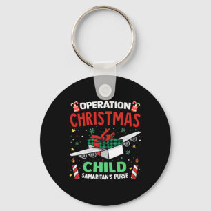 Operation Christmas Child Funny Family Matching Xm Key Ring