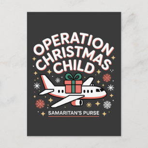 Operation Christmas Child Samaritan Purse Holiday Postcard
