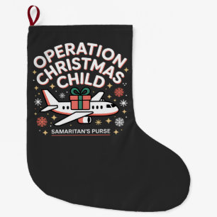 Operation Christmas Child Samaritan Purse  Large Christmas Stocking