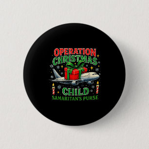 Operation Christmas Child Samaritan’s Purse Design 6 Cm Round Badge