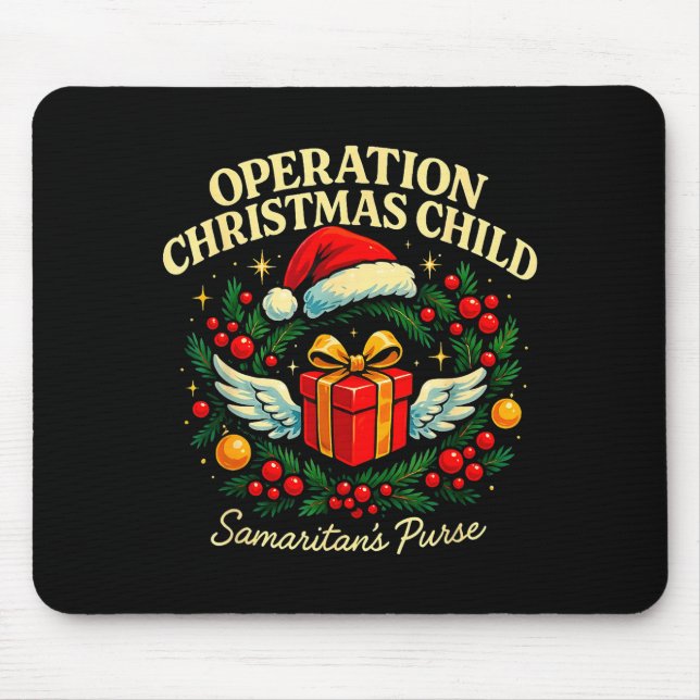Operation Christmas Child Samaritan’s Purse Xmas D Mouse Pad (Front)