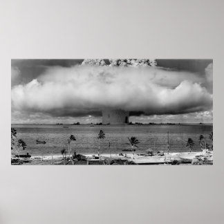 Operation Crossroads Event Baker explosion 1946 Poster