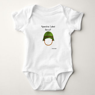 Operation: Cutest Recruit Baby One-Piece  Baby Bodysuit