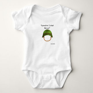 Operation: Cutest Recruit Baby One-Piece  Bodysuit