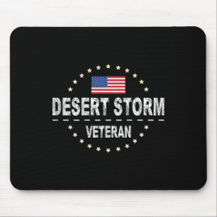 Operation Desert Storm Veteran Mouse Pad