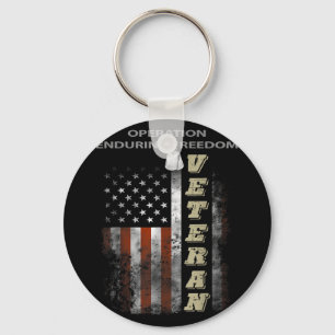 Operation Enduring Freedom Veteran Key Ring