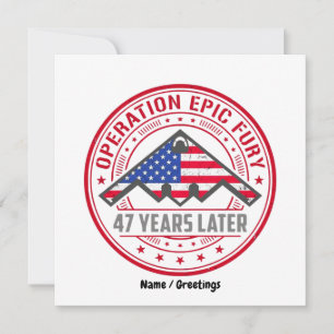 Operation Epic Fury 47 Years Later B-2 Stealth Invitation
