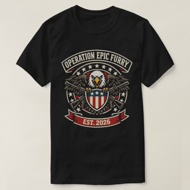Operation Epic Fury – Tactical Military Style T-Shirt (Design Front)